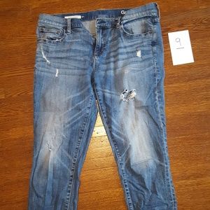 Light Cropped Jeans, long